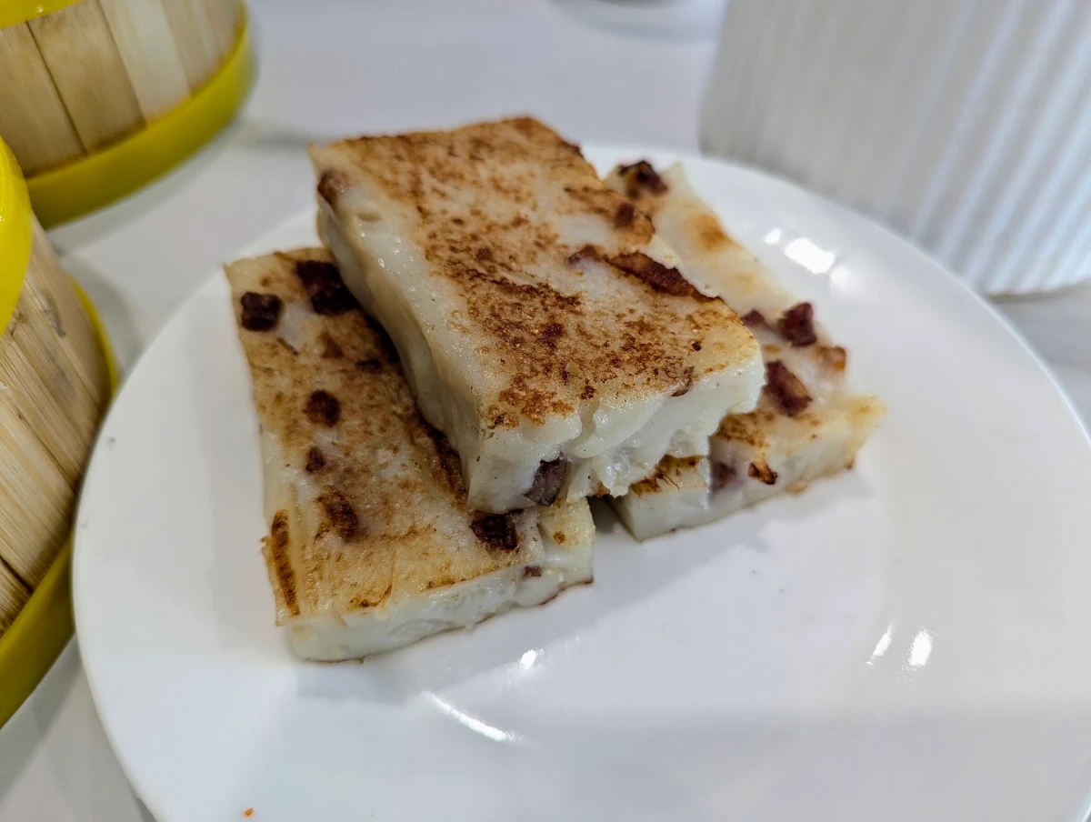 pan fried radish cake 煎蘿蔔糕, Yan's House